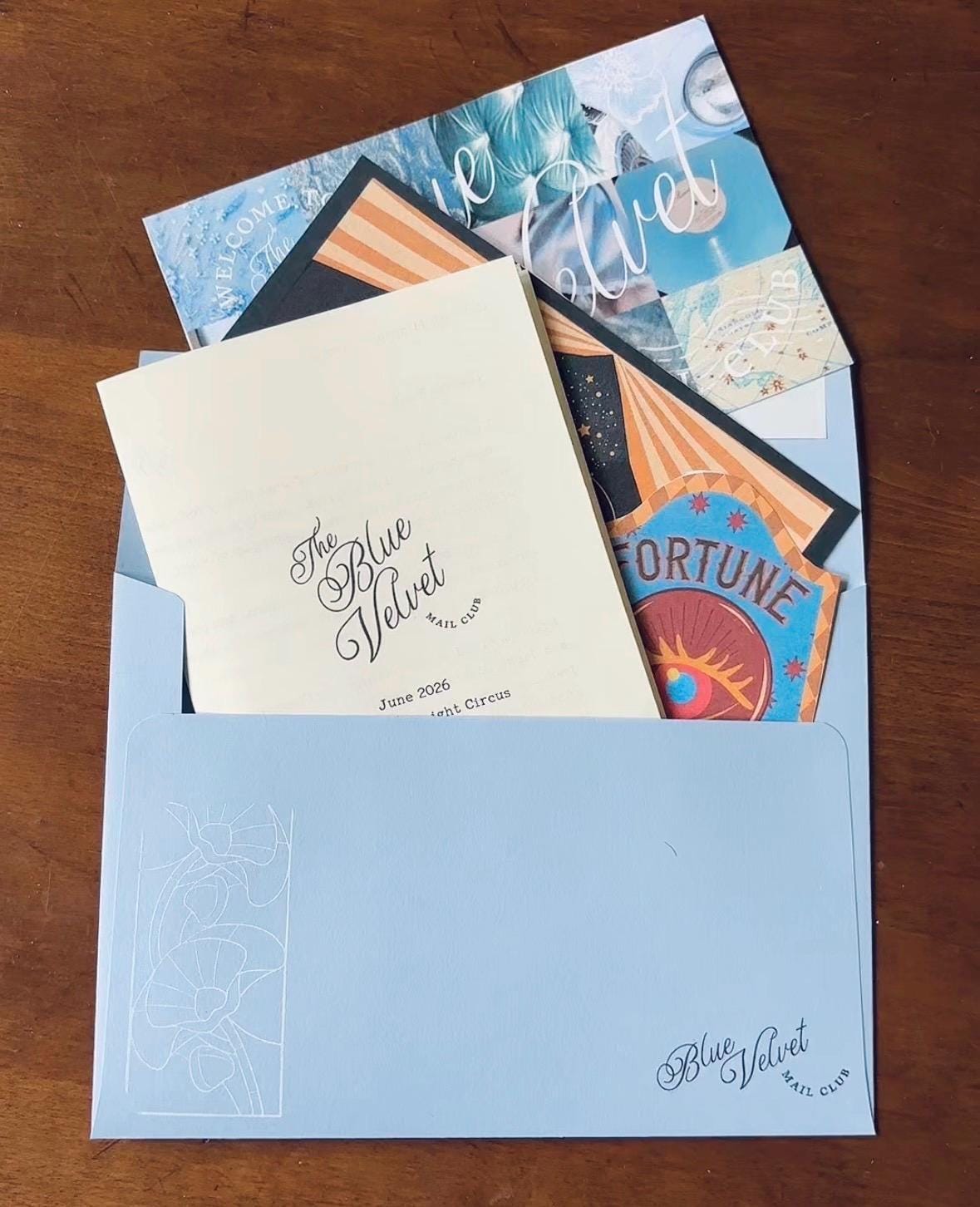 Mail Club, Midnight Circus Illustration & Sticker for June
