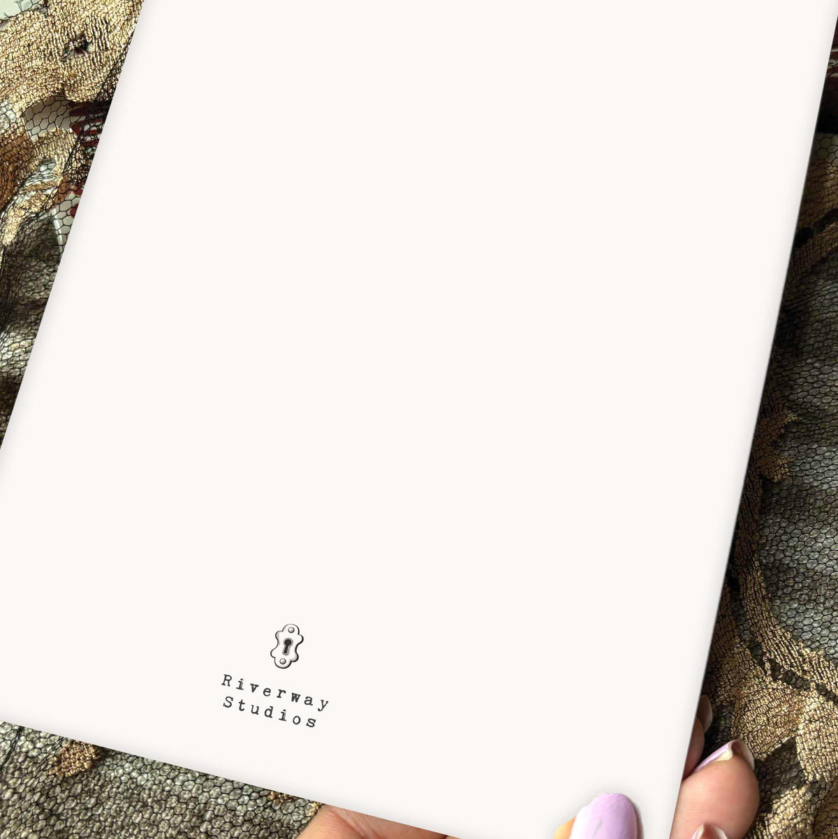 Back Of card with shop logo