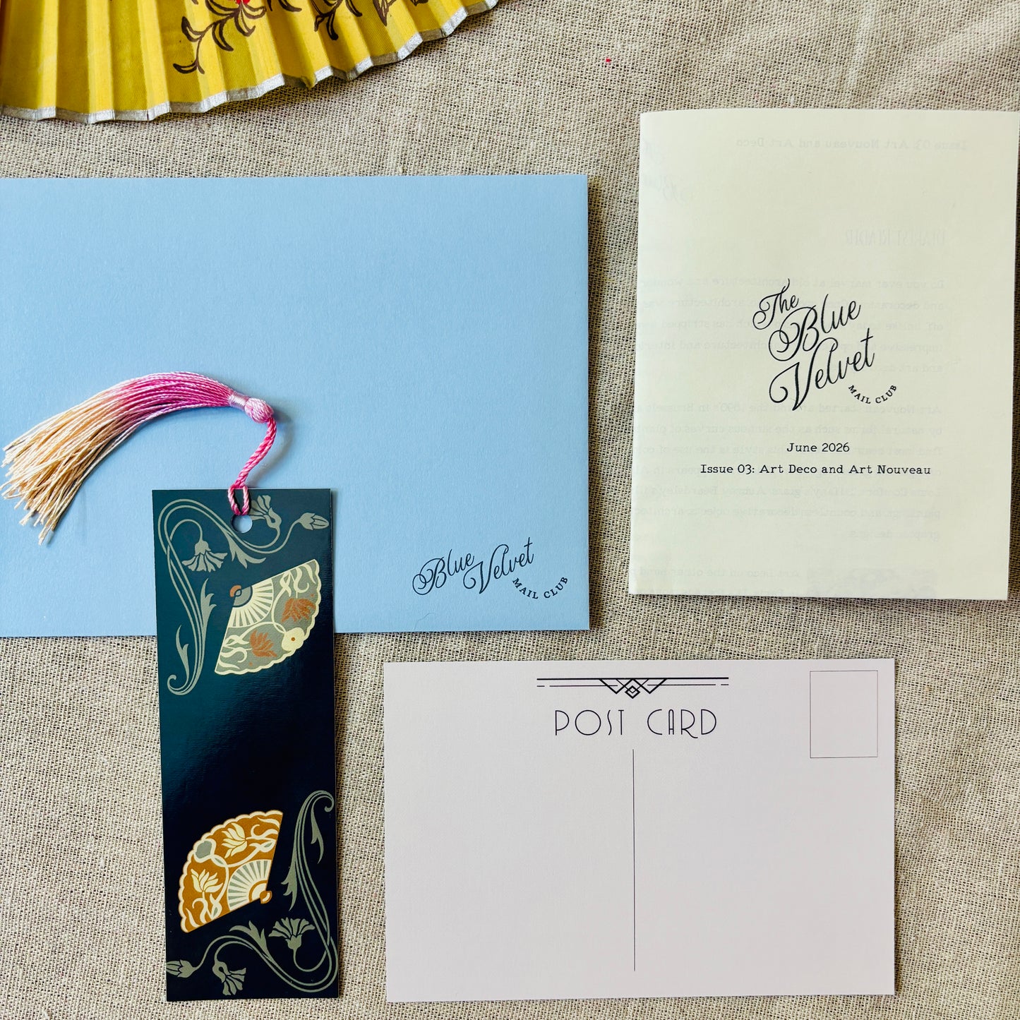 August Mail Club: Art Deco and Art Nouveau