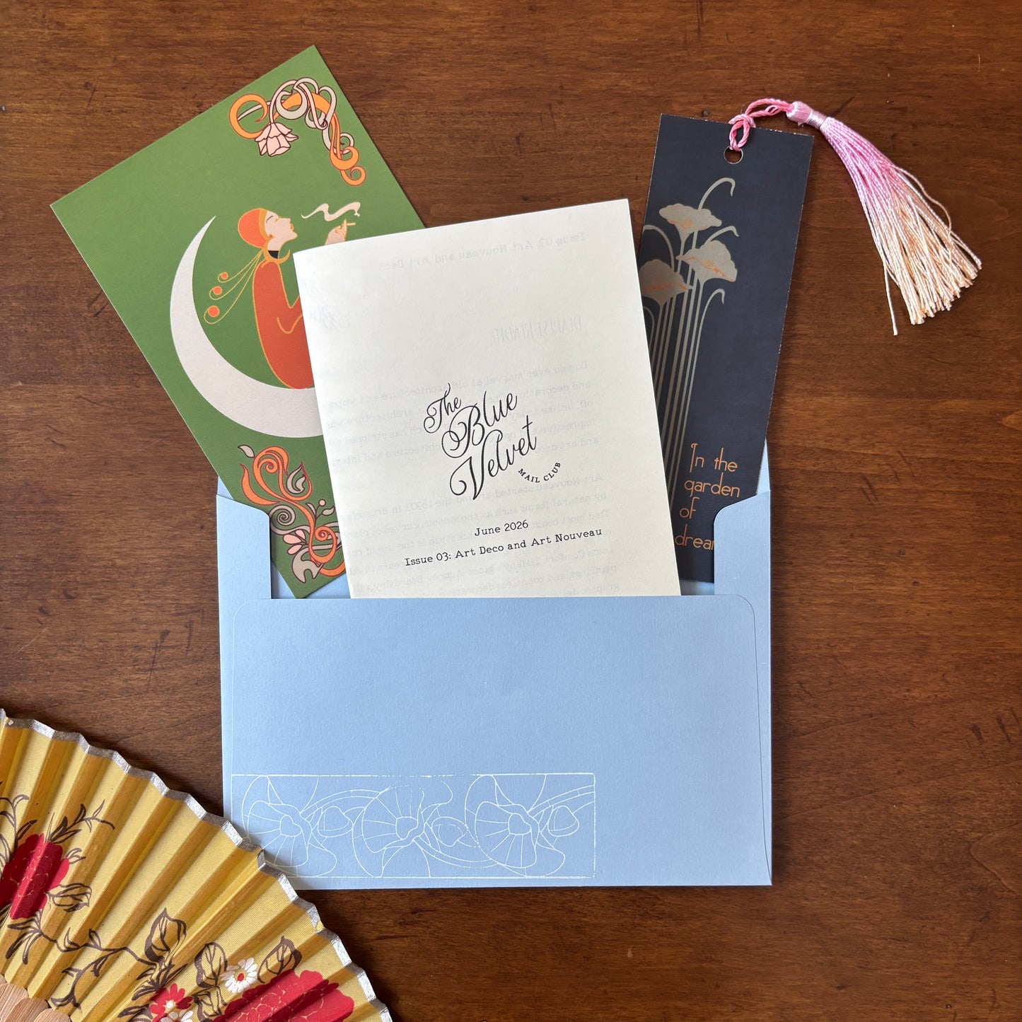 August Mail Club: Art Deco and Art Nouveau
